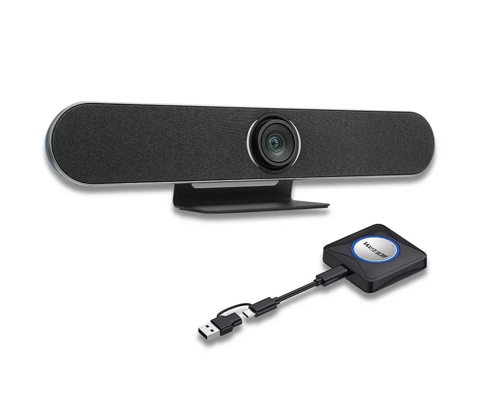 Best All-in-One Smart AI Wireless 4K Video Conference System With Microphone Speaker BYOM Solution For Meeting Room
