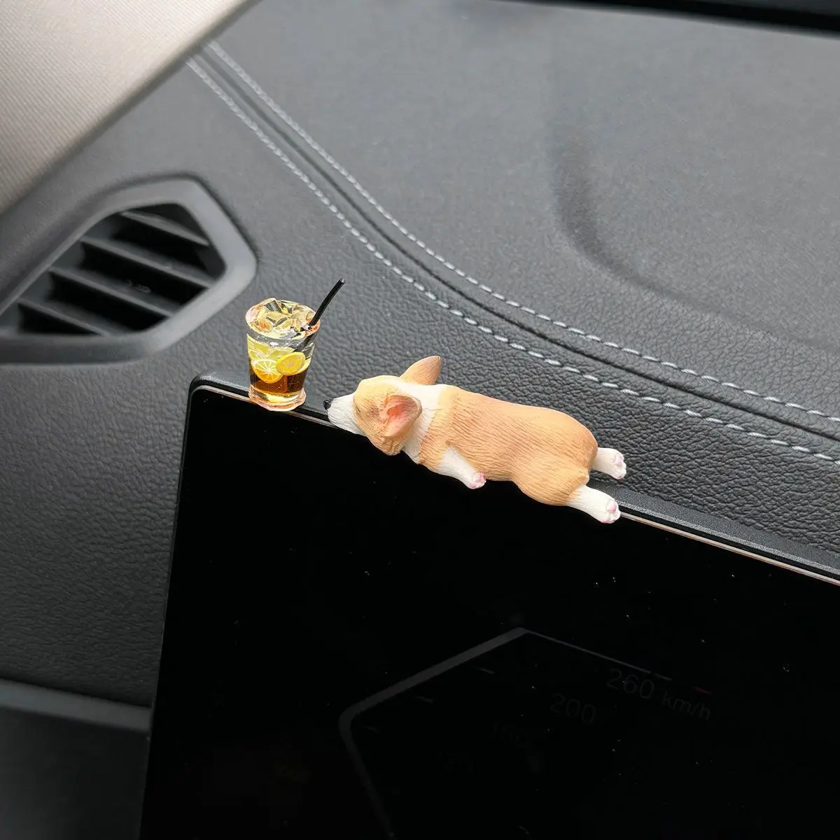 

"Corgi" Healing Car Ornaments, Cute Car Decoration Gifts, in-car Cartoon Accessories, Desktop Center Console