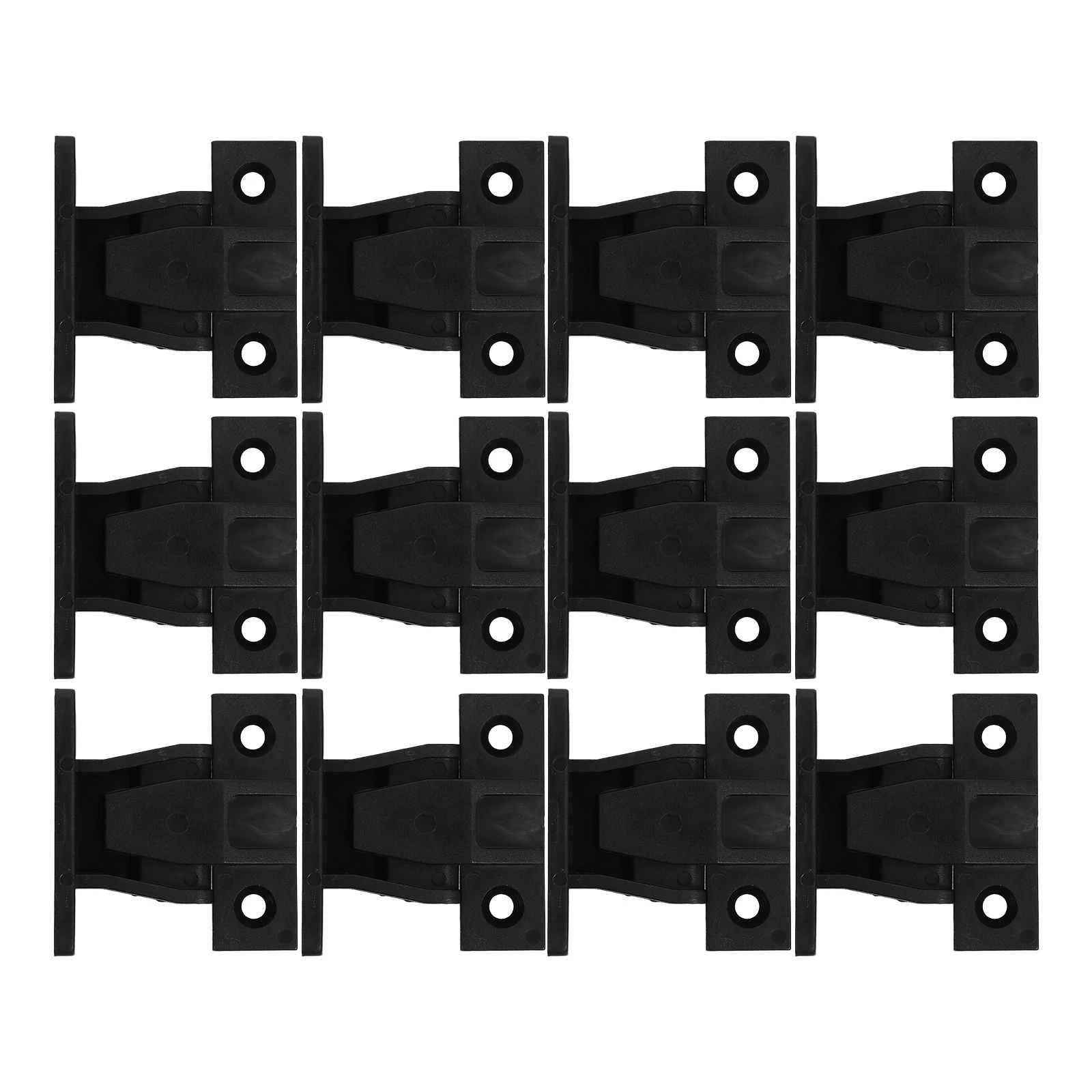 

12 set Corner Code Snap Connector Plastic Adjustable Cabinet Support Clips Furniture Connectors Fastener for Floating Shelves