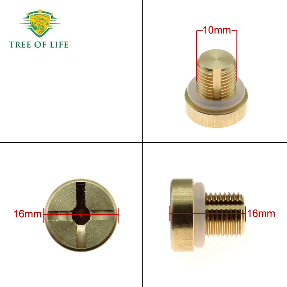 Coolant Radiator Hose Bleed Vent Screw Plug Bleeding For BMW 3 Series E30 E36 E46 Mini Cooling System Brass Screw 17110141325