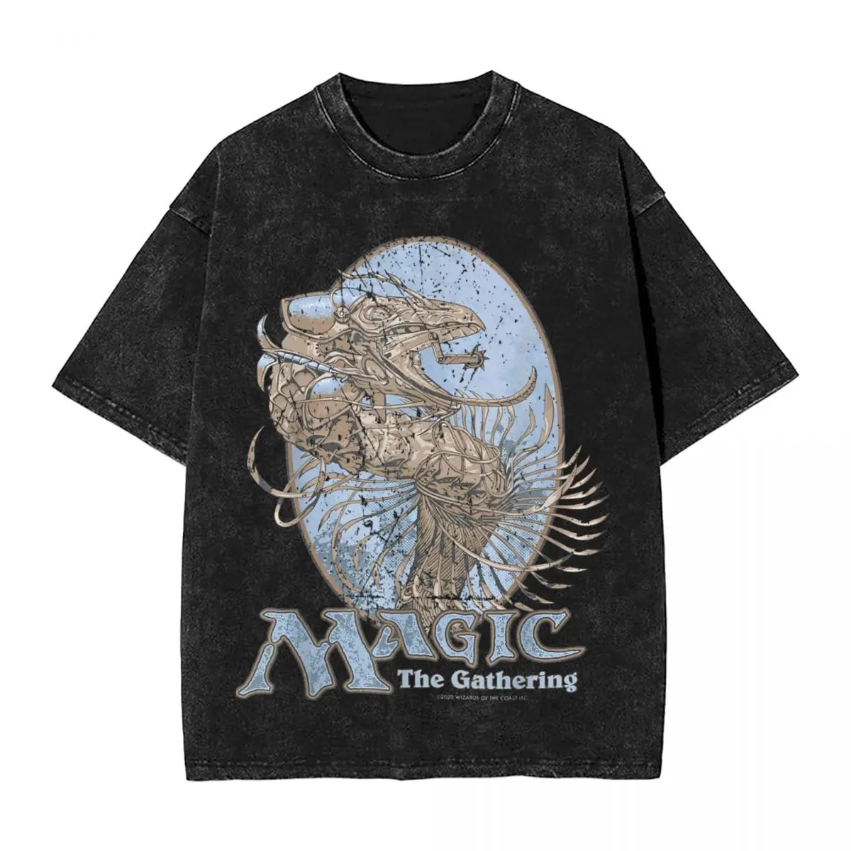 Magic The Gathering Urza Dragon T Shirts Washed 100% Cotton Oversize T-Shirts for Men Women Tops Streetwear Summer Tee Shirt