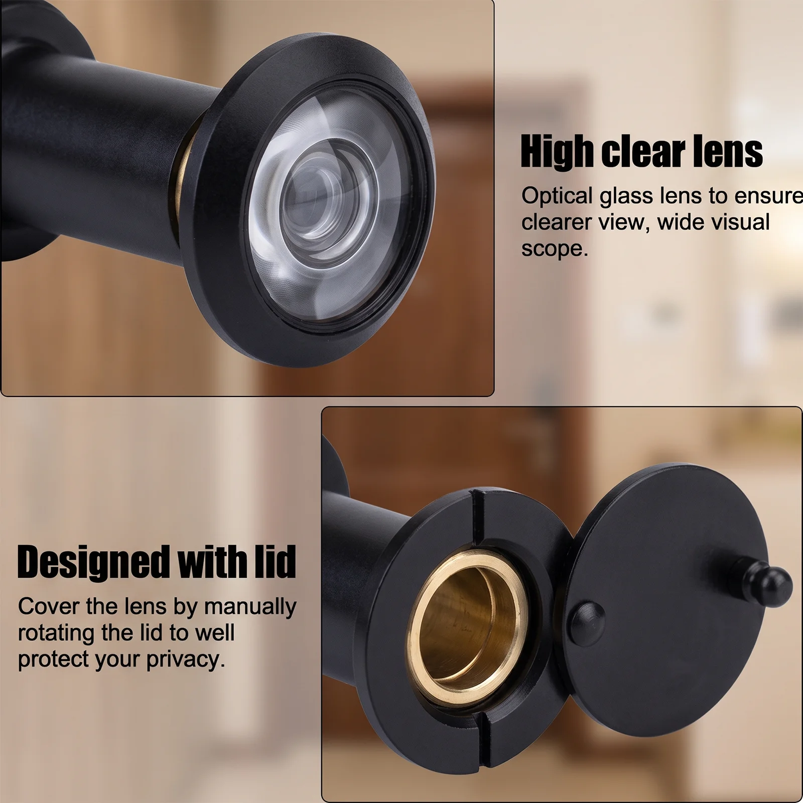 Front Door Viewer Peephole, Zi - Home Security In My Area review and price
