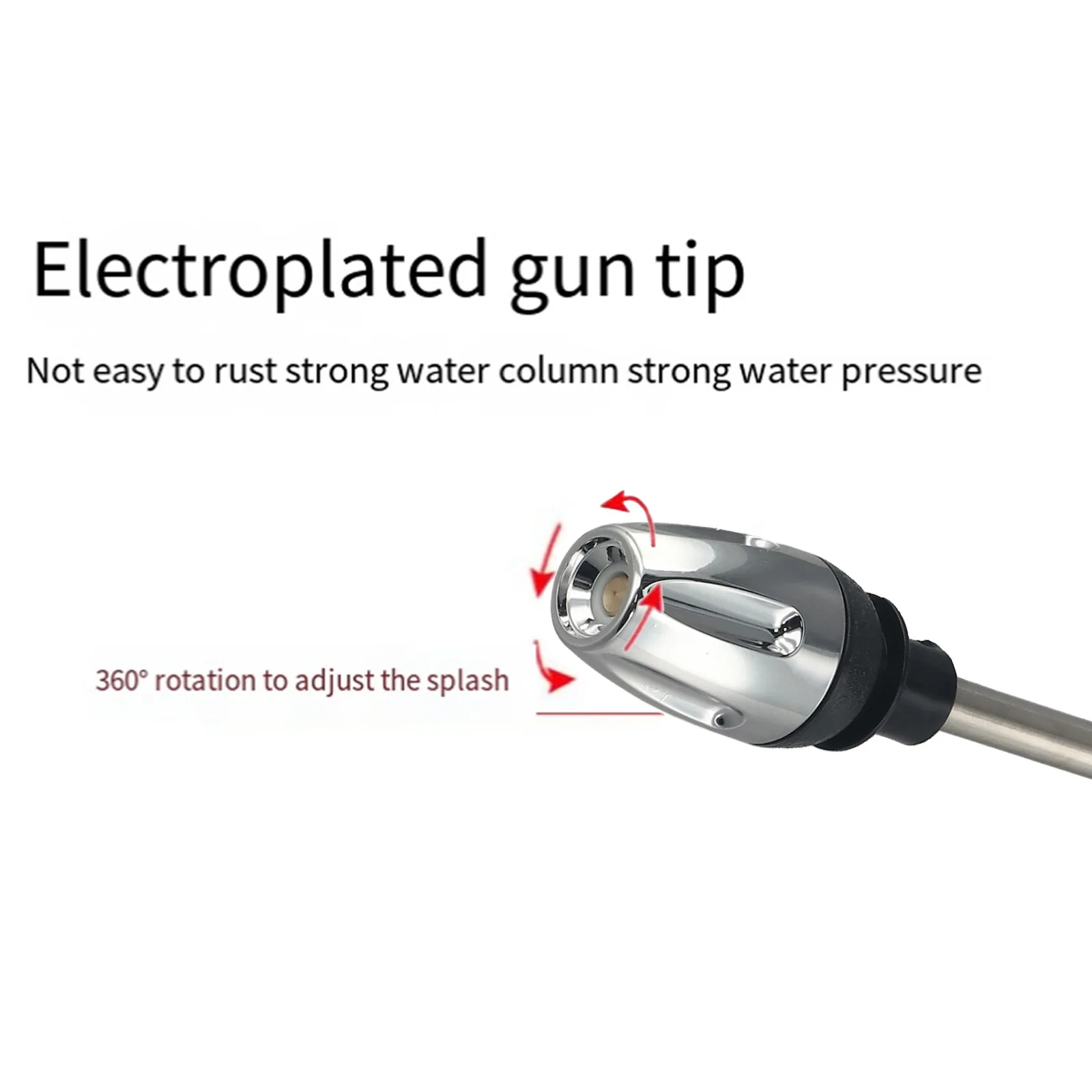 New Practical Turbo Washer Washer Large Water Volume Plastic And Alloy Garden Irrigation Providing Garden Hose