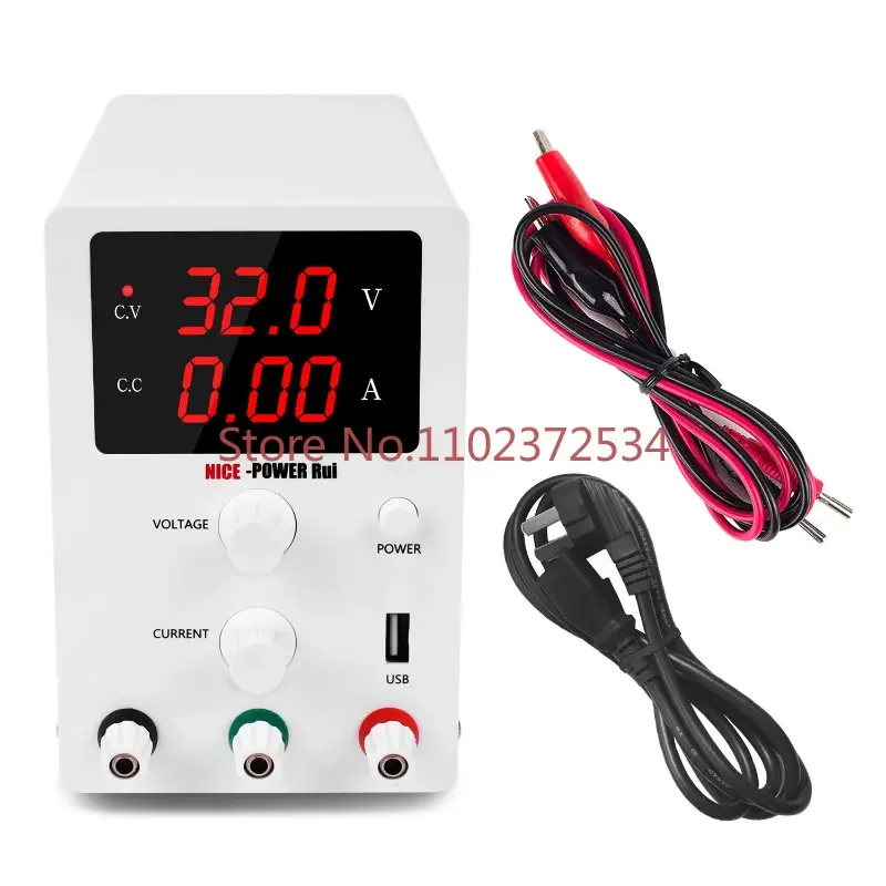 Kuaiqu R-SPS3010 DC Power Source 30V 10A Mini Laboratory Switching Power Supply for Mobile Phone Repairing