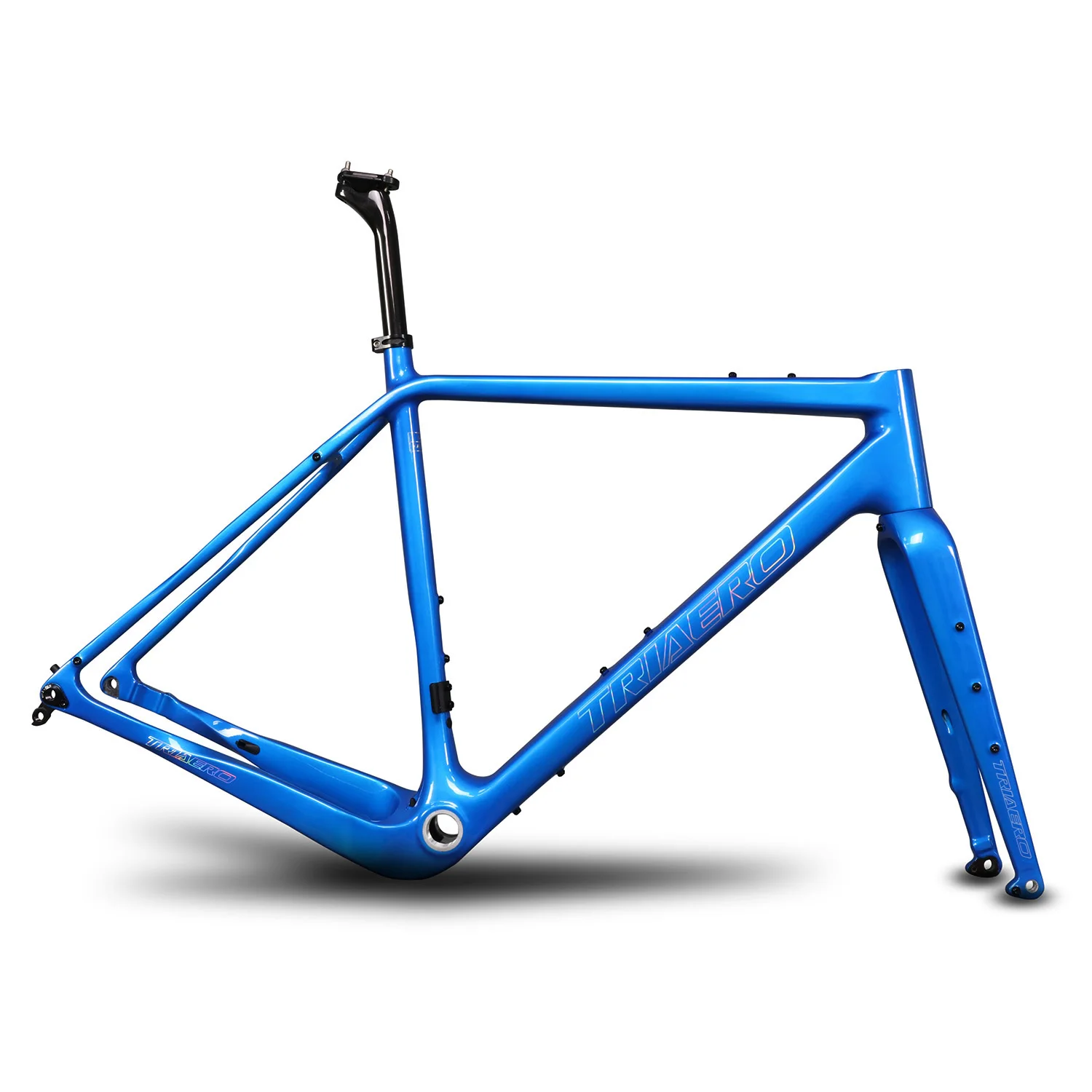 ICAN GJ02 Gravel Disc Brake Carbon Cyclocross Bike Bicycle Frame Internal Cable Routing Max Tire MTB 29er x 1.95 Road 700Cx45mm