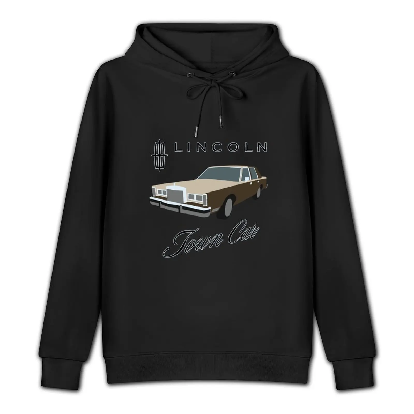 Flat Car #7 1987 Lincoln Town Car Pullover Hoodie men's winter sweater streetwear men men clothing clothes for men tracksuits