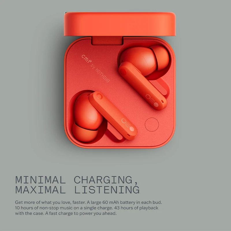 Global Version Cmf By Nothing Buds Pro 2 Earphone Bluetooth 5.3 with 50 dB Hybrid Active Noise Cancellation 6 HD MICS IP55