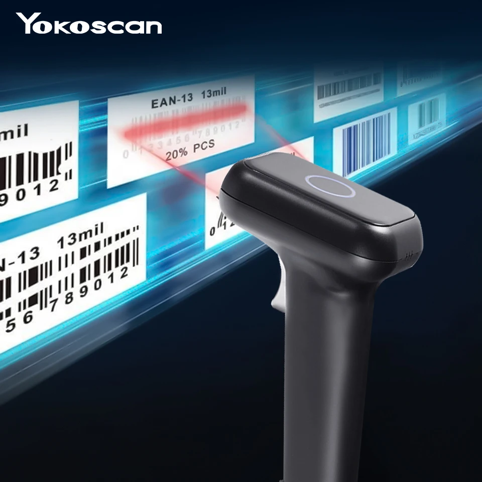 Certificação BIS Scanização automática Scanner de código de barras portátil de alta velocidade Scanner de código de barras 1d 2d Scanner de código de barras Qr