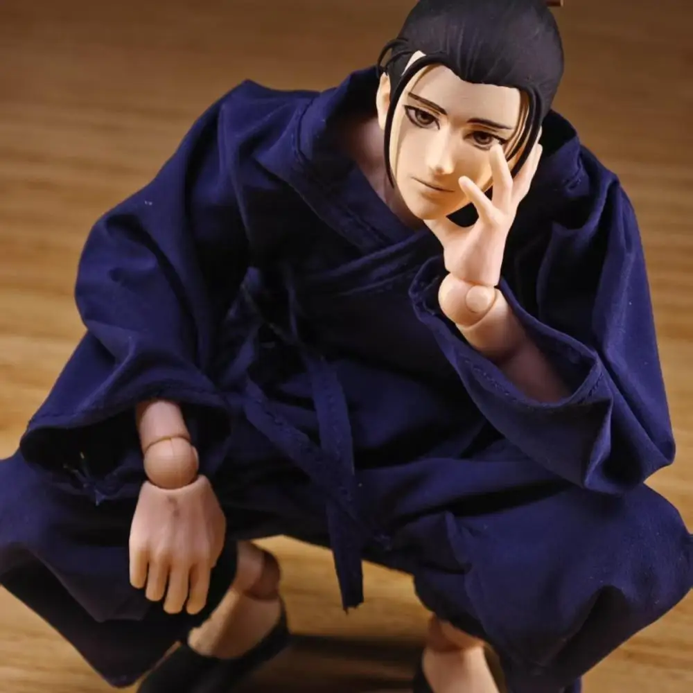 O Outcast Shf Anime Feito à Mão Zhanglingyu 4 Pçs/set Dao Fu Tops Calças Cinto Roupas Construídas em Fio de Ferro É Adequado para Brinquedo 1/12