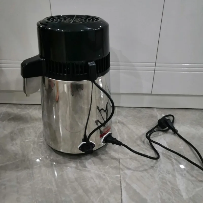Alcohol Distiller Pure Water Distiller Wine Distilled Water Making Machine Water Purifier Stainless Steel 750W 4L 110V / 220V