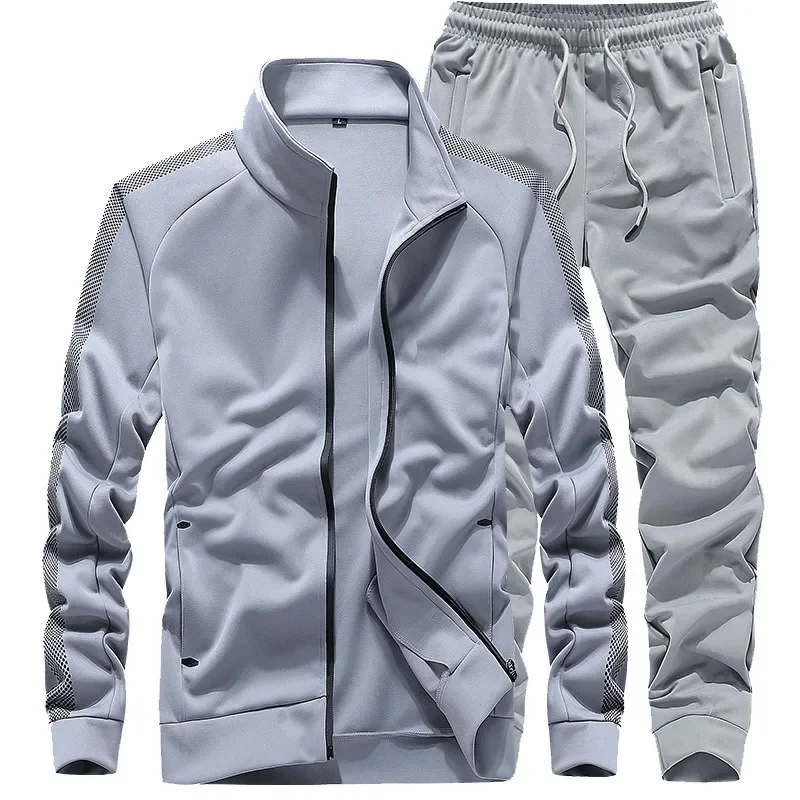 

Men's Sportswear Sets Casual Tracksuit Male Autumn Suits 2 Piece Sweatshirt+Pants Sports Suit Husband Clothing Plus Size 7XL