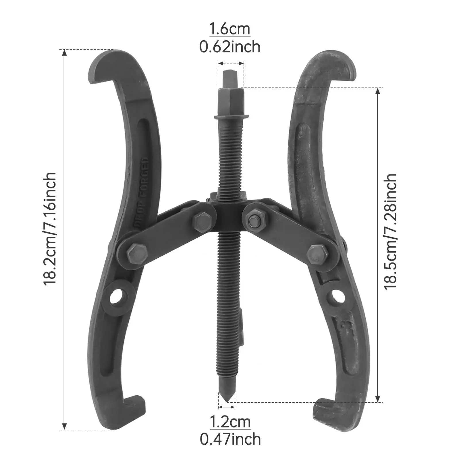 8 inch Thickening 3 Claws Bearing Puller Tools Kit for Pulley Gear Bearing Flywheel Removal / Automotive Repair and Industrial