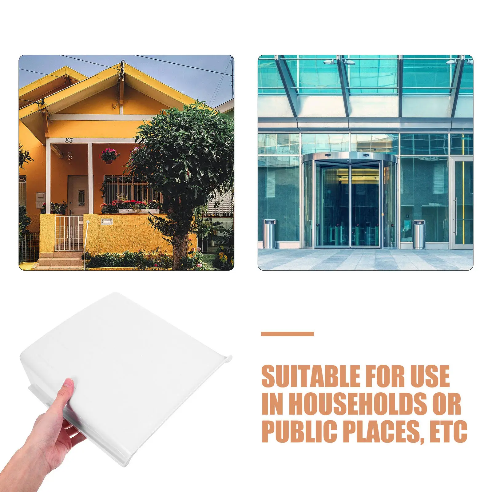 Waterproof Security Camera Cover Universal Outdoor Rain Shield Protective Plastic Housing Easy Installation