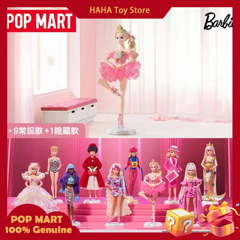 

Popmart Barbie Style Icon Series Blind Box Toys Trendy Cartoon Barbie Guess Bag Dolls Collection Decoration Girls Birthday Gift