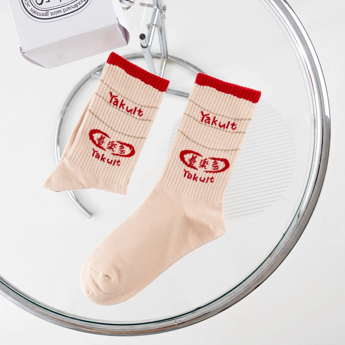 YAKULT Letter Skate Fitness damskie skarpetki do kostek dziewczyny zwykłe szkolne Kpop krótkie skarpety moda absorbuje upominki do gry w golfa