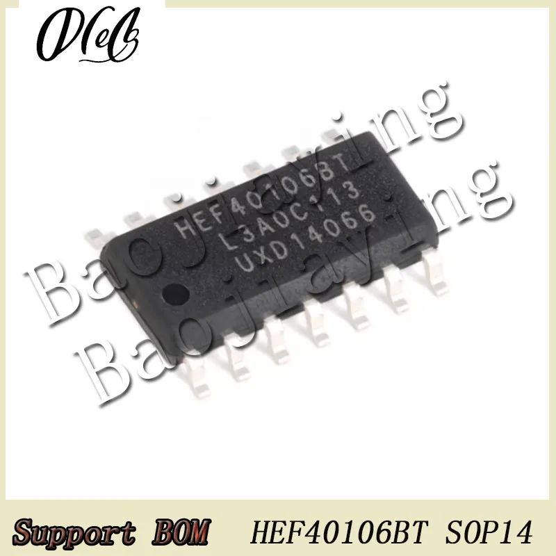 50PCS/Lot HEF40106 HEF40106BT SOIC-14 IC Chip For Hex inverting Schmitt trigger