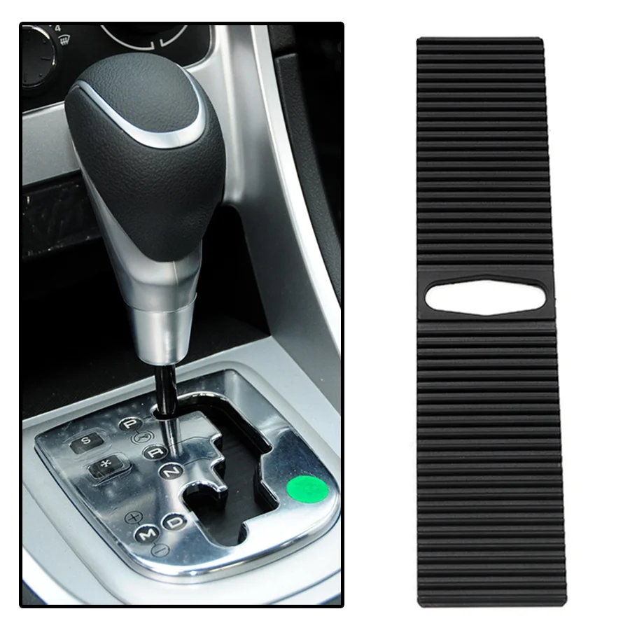 Wooeight Car Automatic AT Gear Shift Dust Cover Slide Shift Lever Panel Trim Cover Strip For Peugeot 307 308 2008 Citroen C4 AT4