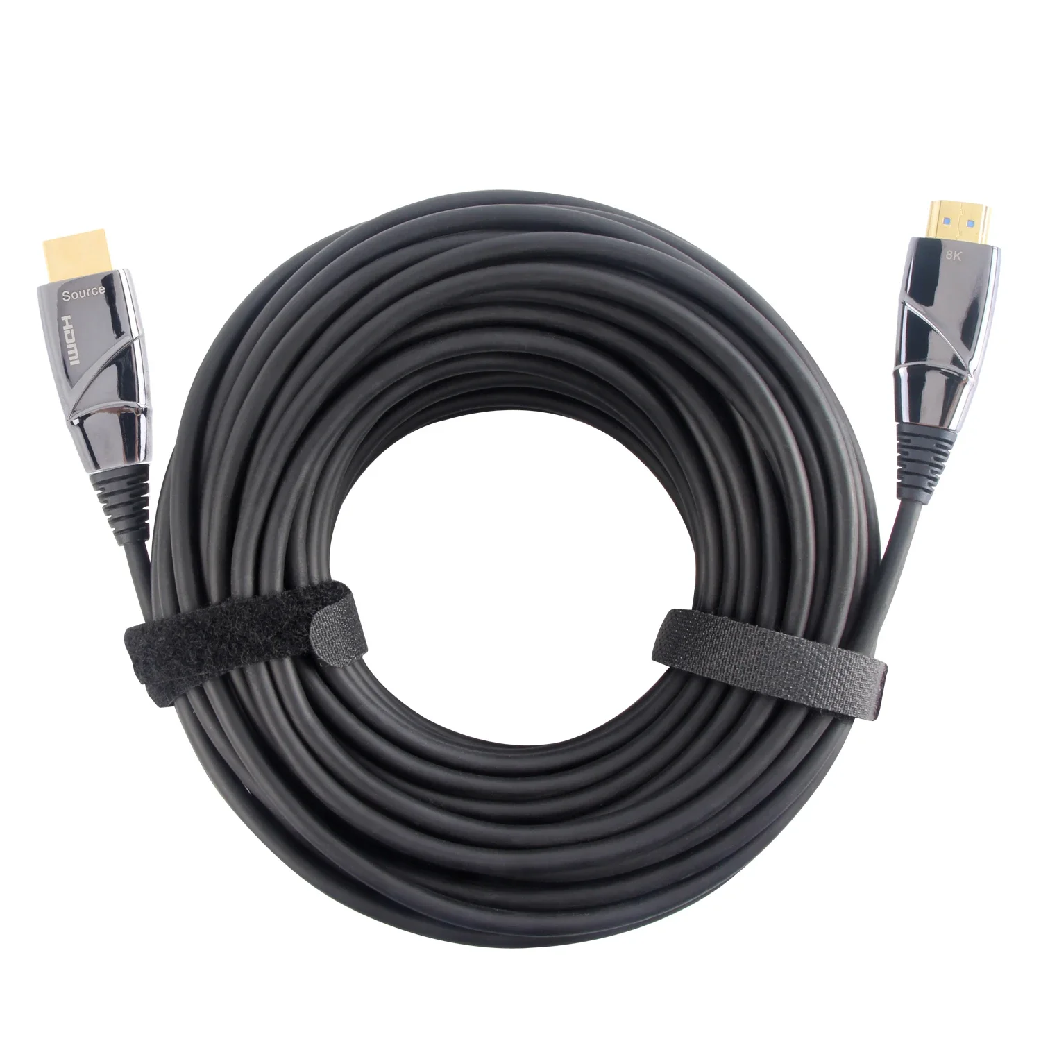 OEM HDMI AOC Fiber Optic Cable 20 Meters 8K 60Hz HDMI2.1 48Gbps HDR10 ARC HDCP2.2 Slim Flexible for HDTV 4K Projector TV