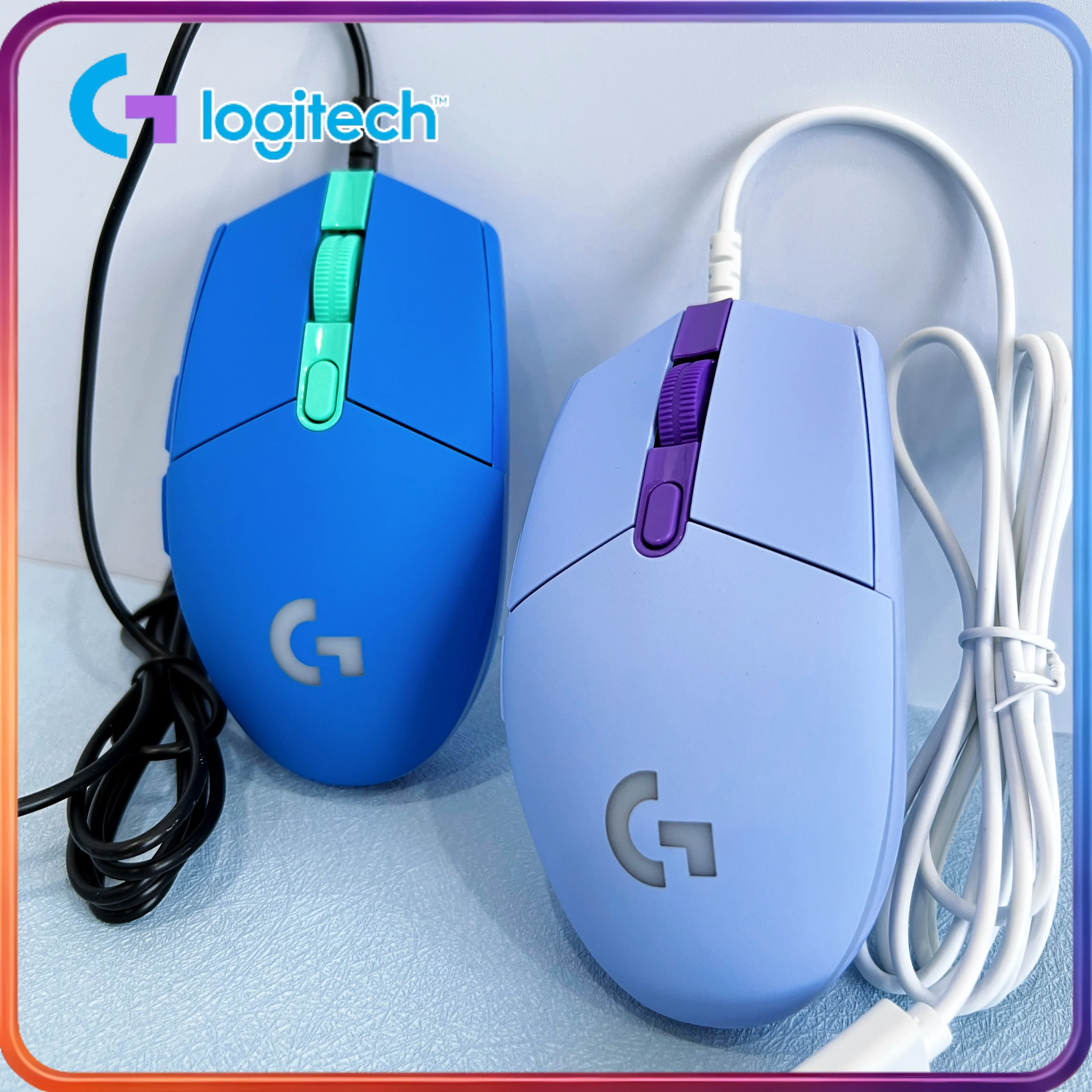 

Игровая мышь Logitech G102/G203 начального уровня, 8000 DPI, RGB-подсветка, 6 настраиваемых кнопок, проста и удобна в использовании.