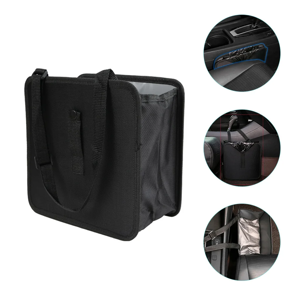 

Car Trash Road Trip Essentials Foldable Garbage Bin For Vehicle Interior Organizer Road Trip Essentials Car Accessories