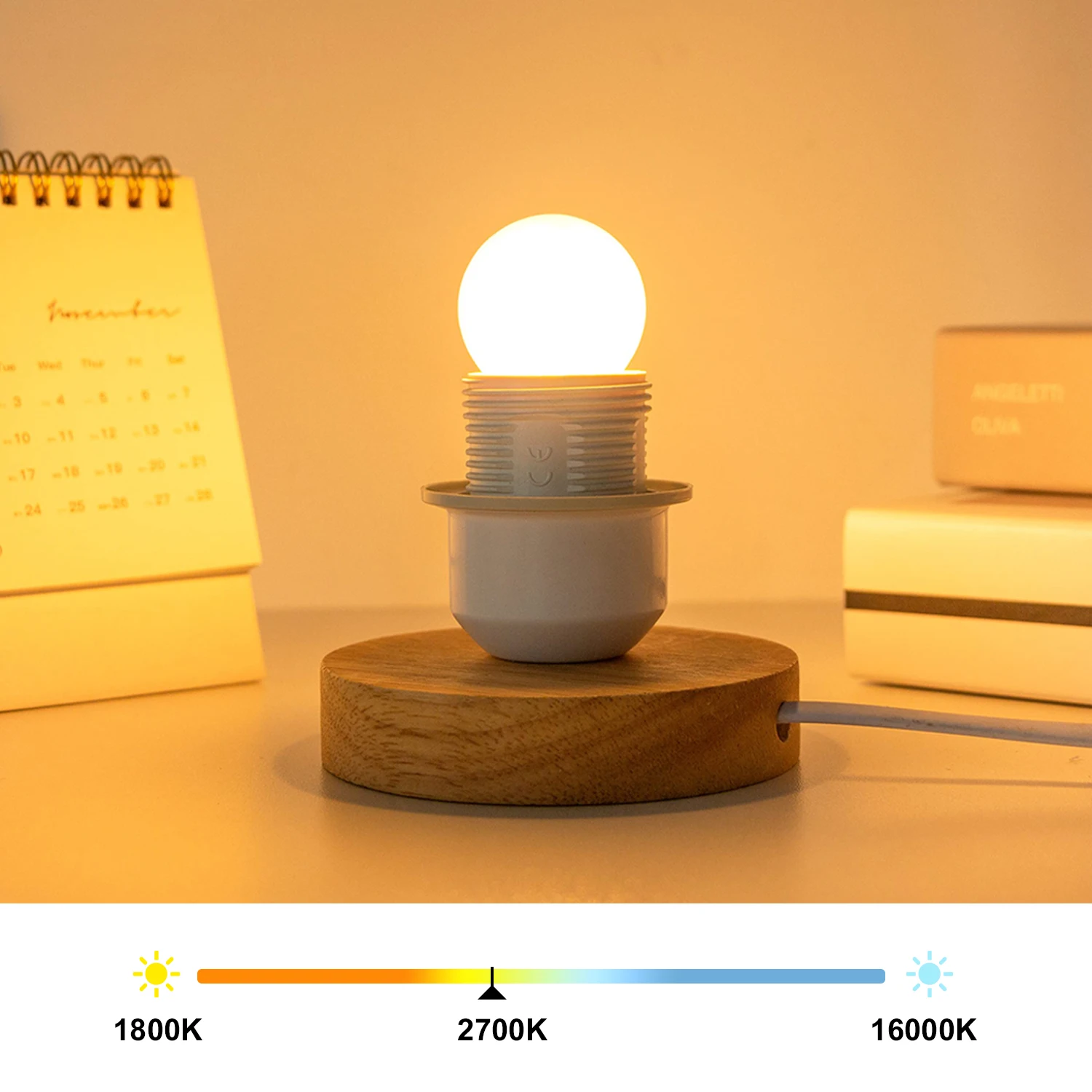 G40 Frosted Globe LED Filament Bulbs B22 1.5W Dimmable
