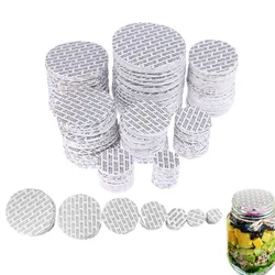 100Pcs Pressure Sensitive PS Foam Cap Seals Safety Tamper Resistant Seals Liners For Cosmetic Bottle Jars Canning Container Caps