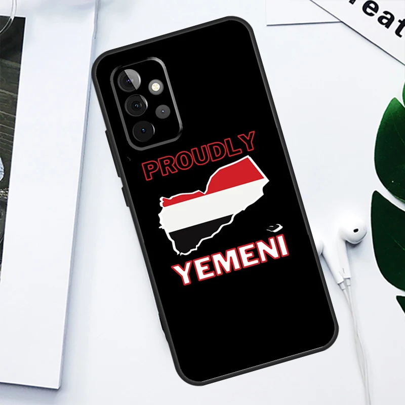 Yemen Flag For Samsung Galaxy A34 A54 A14 A13 A23 A33 A53 A73 A51 A71 A12 A22 A32 A52 Phone Case