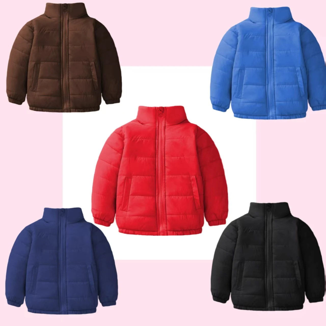 

New autumn and winter collection for boys aged 3-13, lightweight and stylish stand up collar soft and fashionable cotton jacket