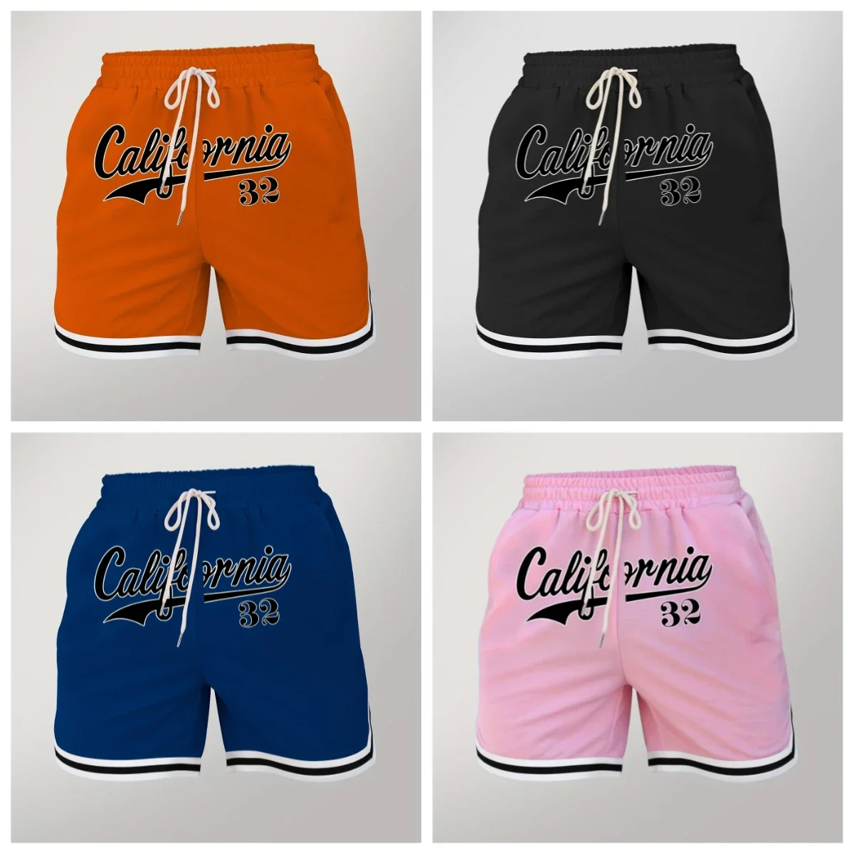 

2025 Hot-selling New American Chicago 32-print Baseball Shorts Casual Beach Fitness Fashion Sports Training Basketball Pants