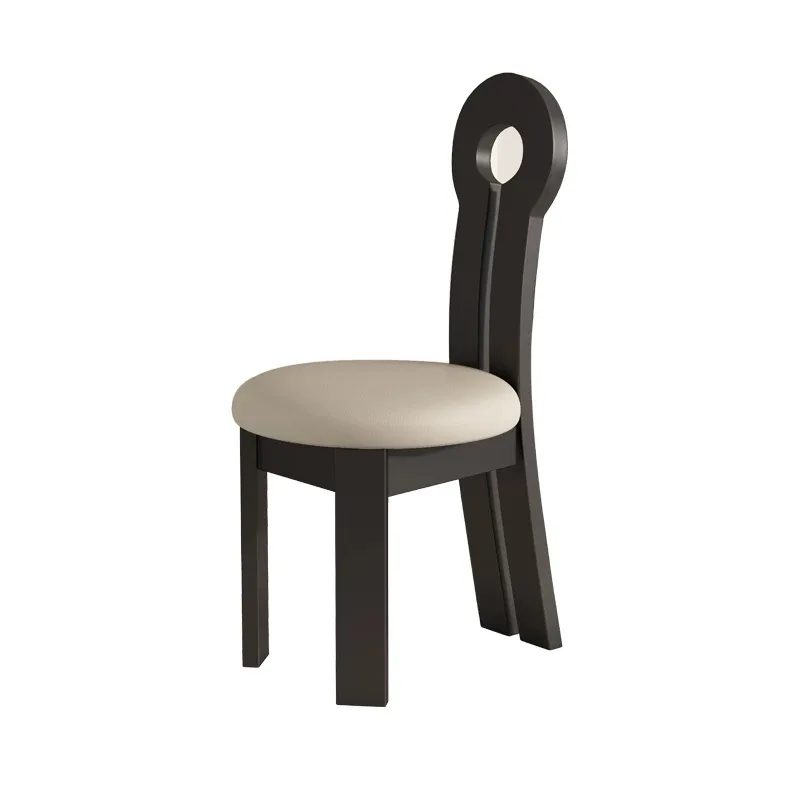 Nordic ins leisure home dining chair light luxury beauty Internet celebrity desk chair backrest makeup manicure dressing chair