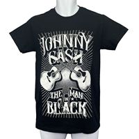 New Johnny Cash Mib T Shirt Men Äôs S Black Official Cotton Nwt