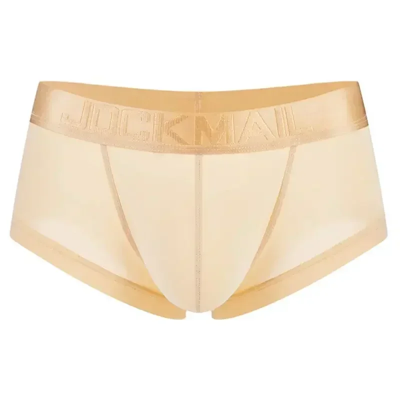 Sexy Underwear Men Boxer Panty Shorts Ice Silk Original  Panties Breather Boxer Briefs Ultra-thin Transparent Fun Gay Underwear