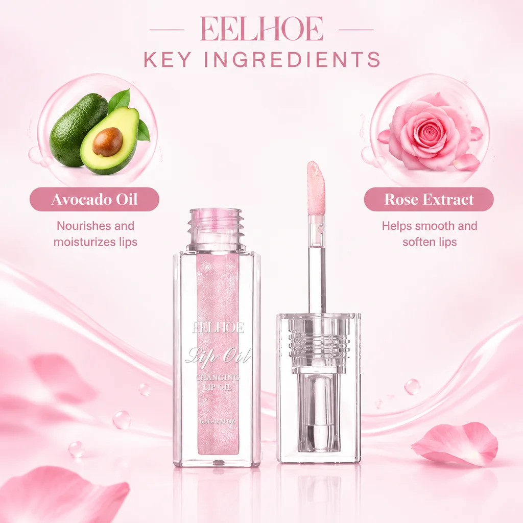 Minyak Bibir Berubah Warna Pin - Makeup Beauty Set ulasan dan harga