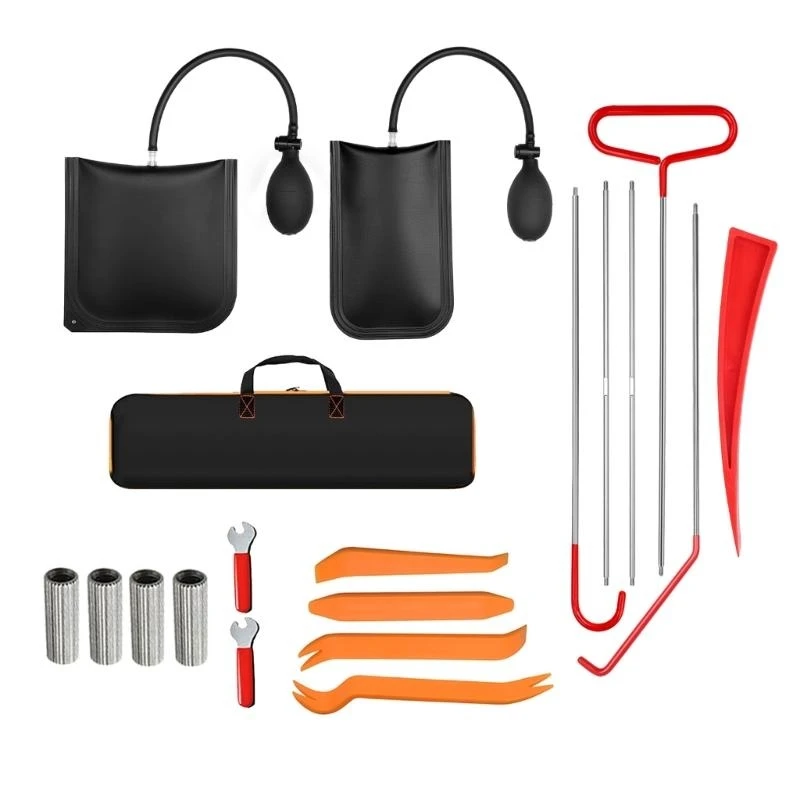 2025 Mới 19 Chiếc Kìm Kẹp Bộ & Dây Tẩy Tự Động Bọc Combo Bộ Dụng Cụ Sửa Chữa Với Túi Bảo Quản Cho Cửa Ô Tô bảng Điều Khiển Bảng