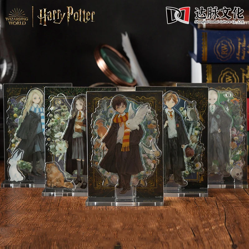 Genuine Harry Potter series peripheral acrylic plate scene stand Hermione Luna Malfoy Ron