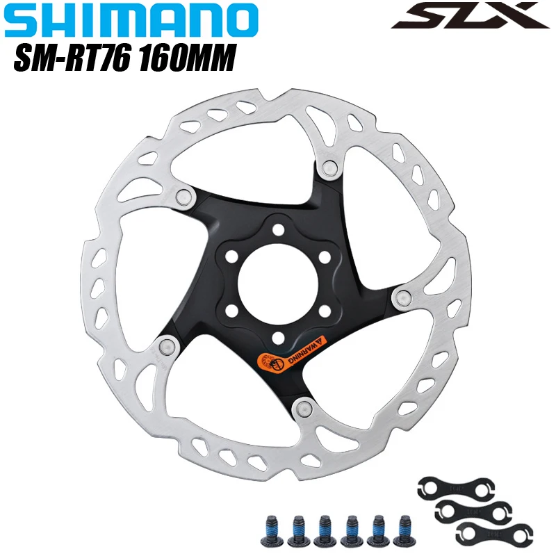 SHIMANO SLX SM RT76 Brake Disc 6 Bolt Disc Rotor 160/180/203MM SLX M7000 M6000 MT200 M375 6 Bolt For MTB Bike Accessories Disc