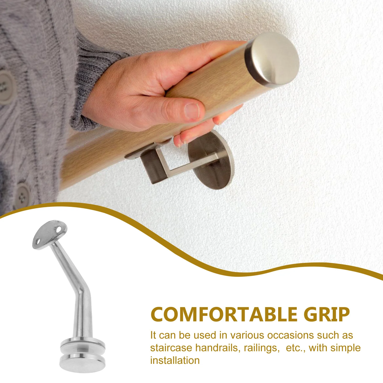 Рисунок 6 - Изящный кронштейн для перил из нержавеющей стали