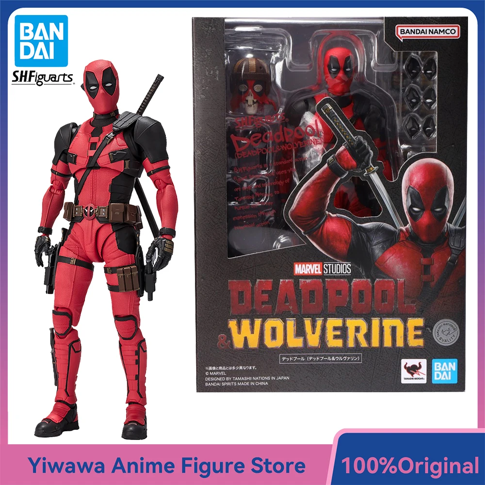 

[In-Stock] Original BANDAI S.H.Figuarts Deadpool (Deadpool & Wolverine) 15.5cm Nice SHF Anime Movie Figure Model Toy Gifts