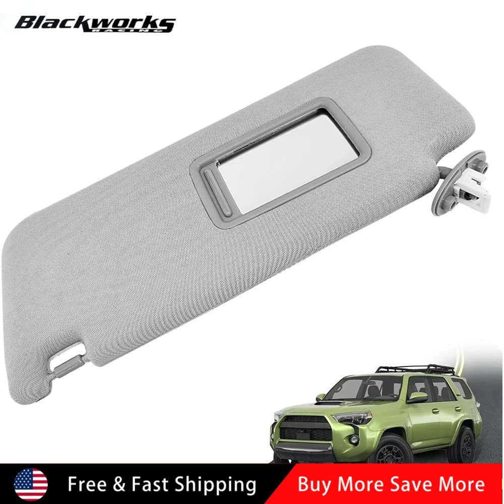 

Новый серый солнцезащитный козырек со стороны водителя на Toyota 4runner 74320 35A91 B1, 74320-35A91, 7432035A91B1 2010-2022 гг.