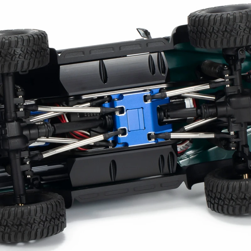 Rock Sliders ESC Ricevitore batteria Piastra laterale di espansione Parti di aggiornamento RC nere per TRX4M 1/18 RC Crawler Car