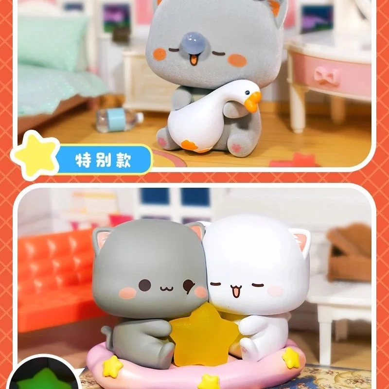 미타오 캣 시즌 2 위드 러브 4 시리즈 블라인드 박스 액션 피규어 만화 모델 인형 미스터리 박스 서프라이즈 장난감 어린이 선물