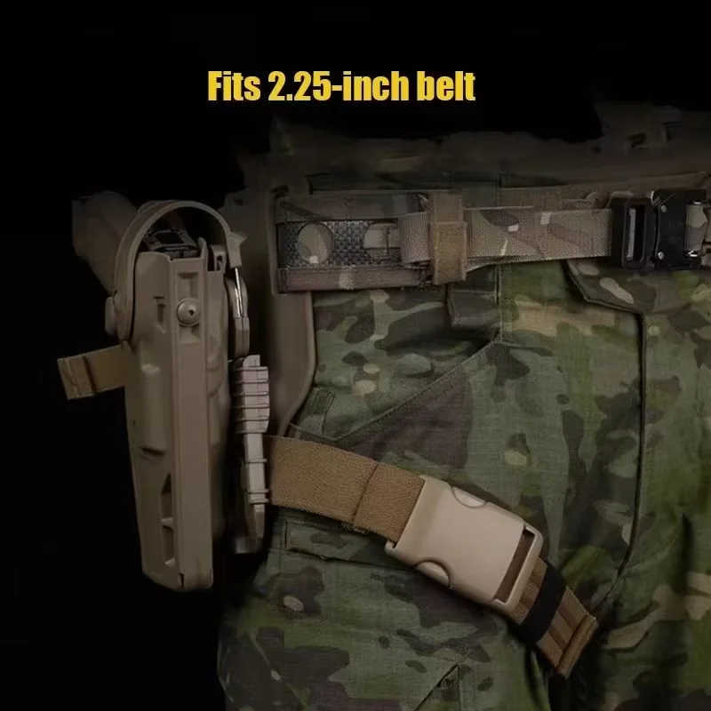 M17M18 Tactical Holster P320 Right-Hand Holster with QLS Quick Release System Thigh Adapter Suitable for Hunting Air Gun Holster view 3