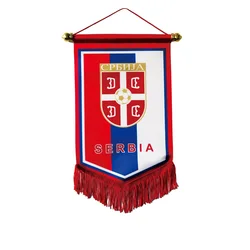 Serbian National Flag Accessories Pennant Sports Team Squad Festival Event Props Home Room Decoration Flag Banner Of Serbia