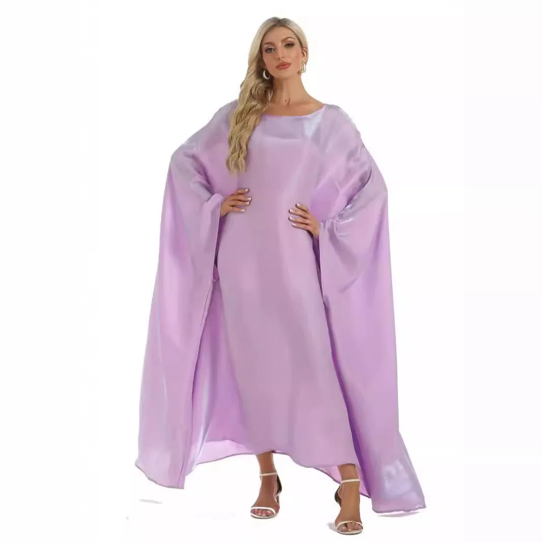 Middle East Arabic Robe Women's Loose Plus Size Holiday Luxury Elegant Dress Cw19971