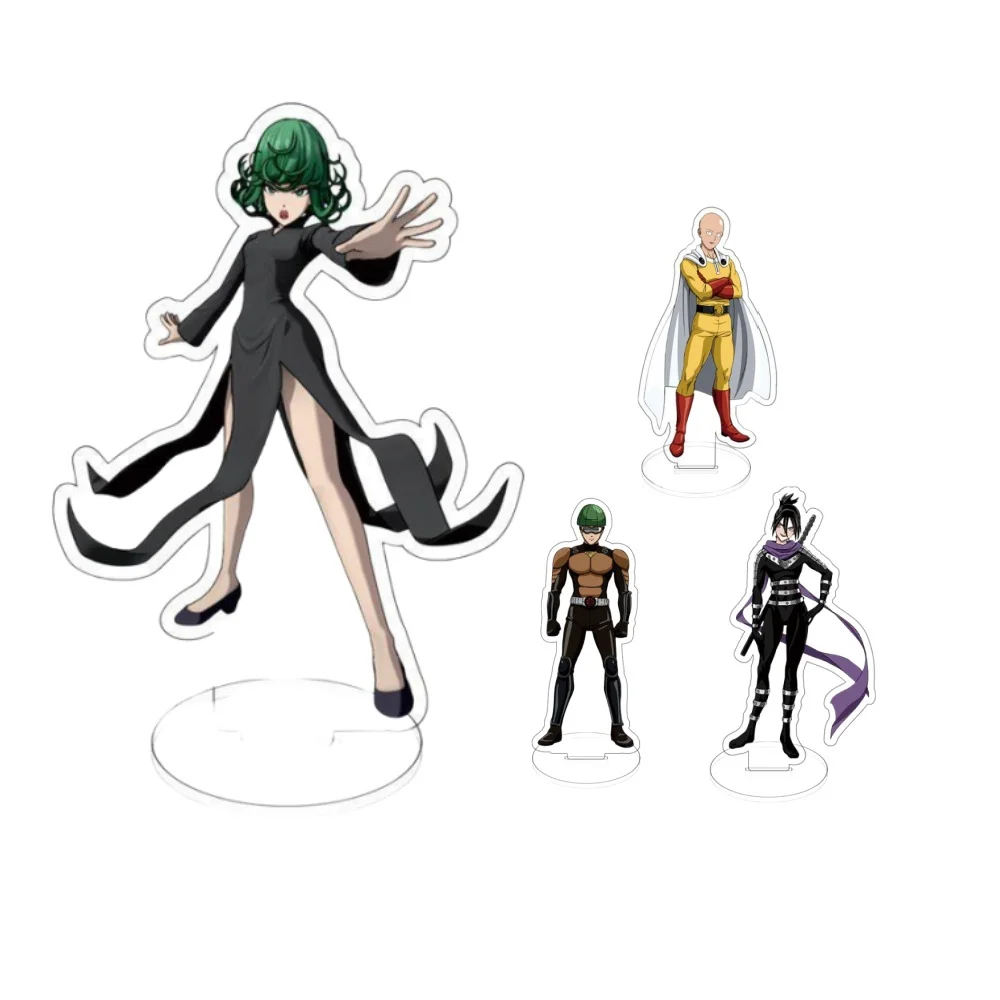 

15CM Anime one punch man Acrylic Stand Model Cosplay Characters Ornament Accessories Good Collection Gifts