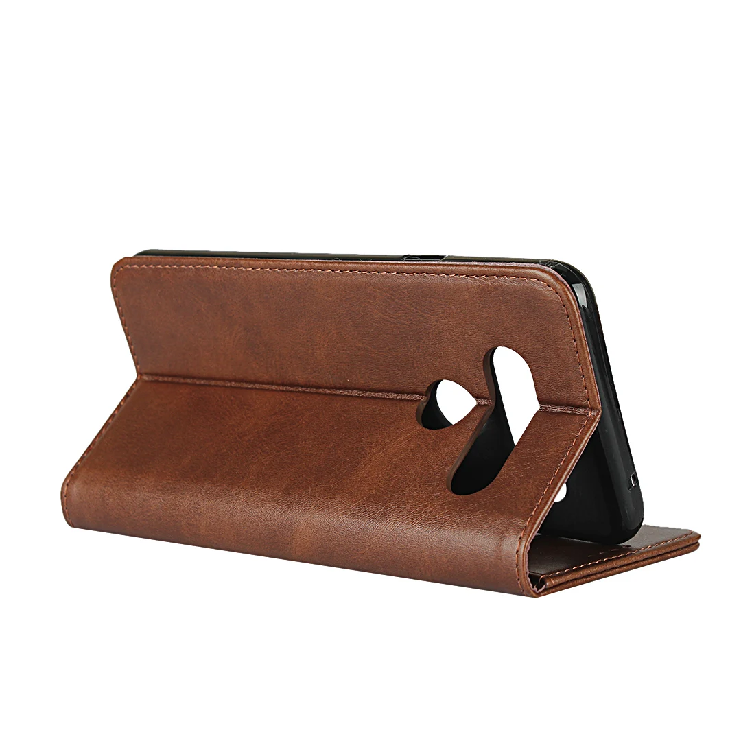 Leather case for LG V40 ThinQ V405 Flip case card holder Holster Magnetic attraction Cover Case Wallet Case