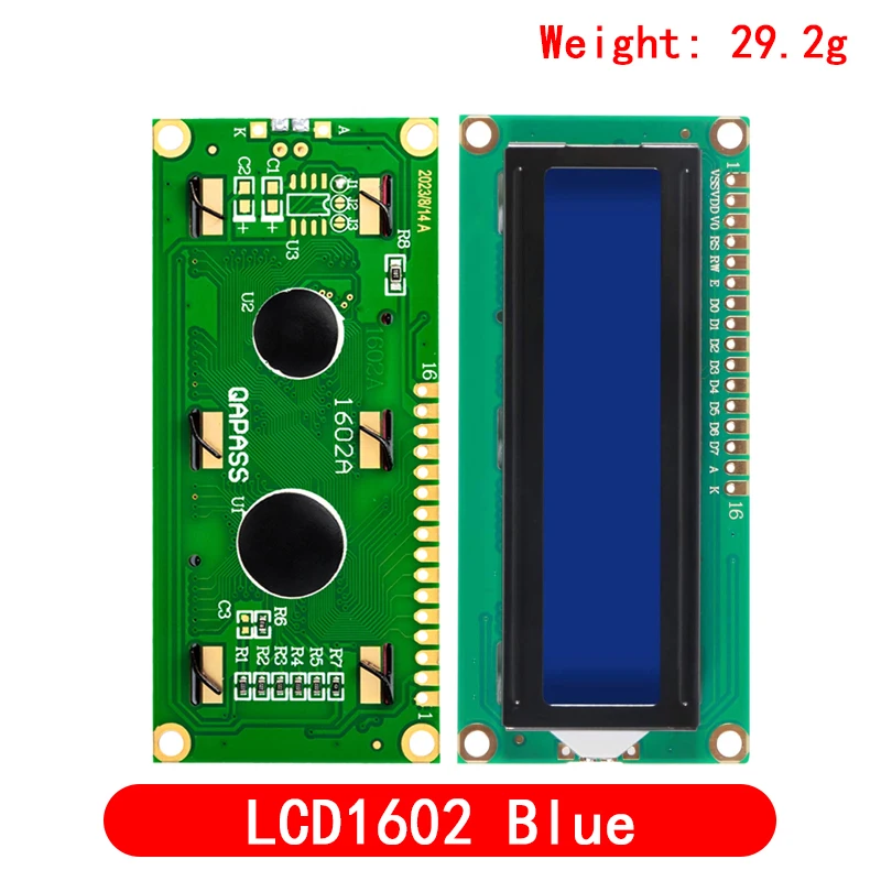 Moduł LCD niebieski tło Green screen IIC/I2C 1602 do arduino 1602 LCD UNO r3 mega2560 LCD1602 LCD1602 + I2C