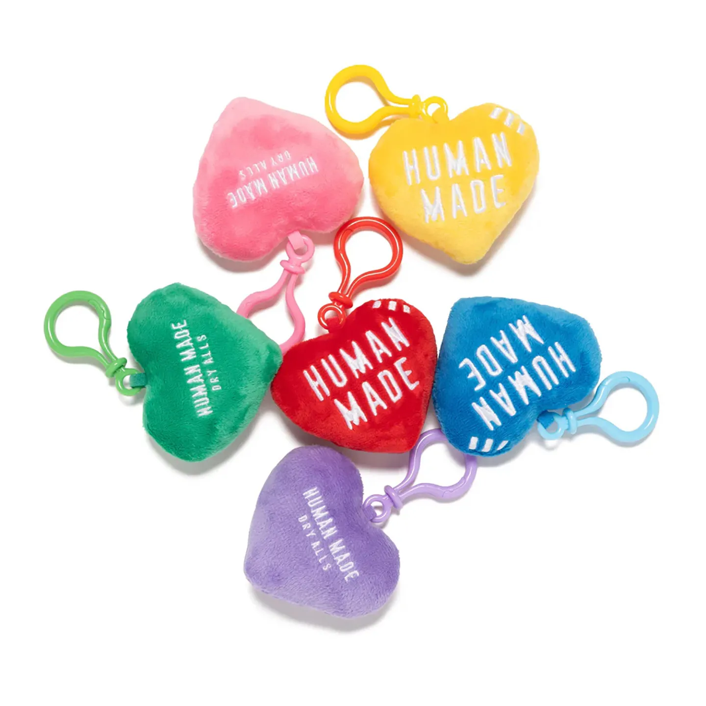 2026-human-made-plush-heart-keyring-embroidered-letter-charm-cute-bag-hanger-gift