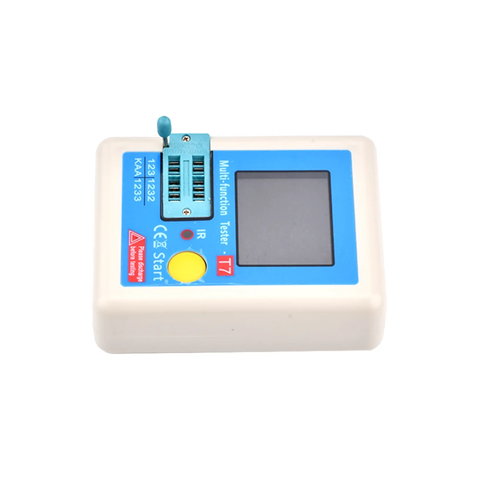 LCR-T7 1.8 inch Colorful Display Multifunctional TFT Backlight Transistor Tester for Diode Triode Capacitor Resistor Multimeters