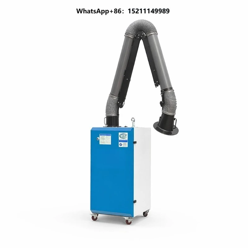 New Industrial Robot Welding Fume Smoke Absorber & Exhaust System with 3KW Motor 99.9% Efficiency Sand Dust Collector